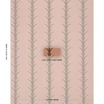 ACANTHUS STRIPE BROWN ON ROSEWOOD Schumacher Wallpaper wallpaper - SKU 5014778