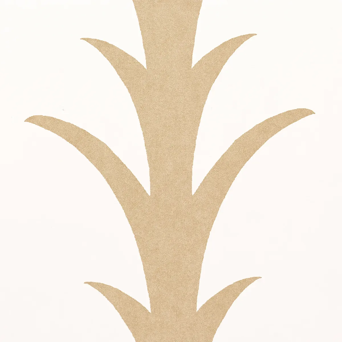 ACANTHUS STRIPE GOLD ON IVORY Schumacher Wallpaper wallpaper - SKU 5014772