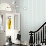 ACANTHUS STRIPE - IVORY ON MINERAL Schumacher Wallpaper | Wa ACANTHUS STRIPE IVORY ON MINERAL Schumacher Wallpaper wallpaper - SKU 5014770