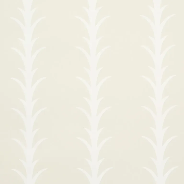 Schumacher ACANTHUS STRIPE wallpaper, color IVORY ON NEUTRAL, SKU 5014771