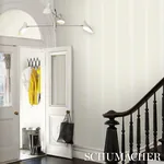 ACANTHUS STRIPE IVORY ON NEUTRAL Schumacher Wallpaper wallpaper - SKU 5014771