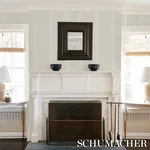 ACANTHUS STRIPE IVORY ON NEUTRAL Schumacher Wallpaper wallpaper - SKU 5014771