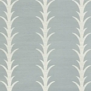 Schumacher ACANTHUS STRIPE SISAL wallpaper