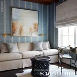 ACANTHUS STRIPE SISAL CHAMBRAY Schumacher Wallpaper wallpaper - SKU 5006056