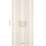 ACANTHUS STRIPE SISAL FOG & CHALK Schumacher Wallpaper wallpaper - SKU 5006052