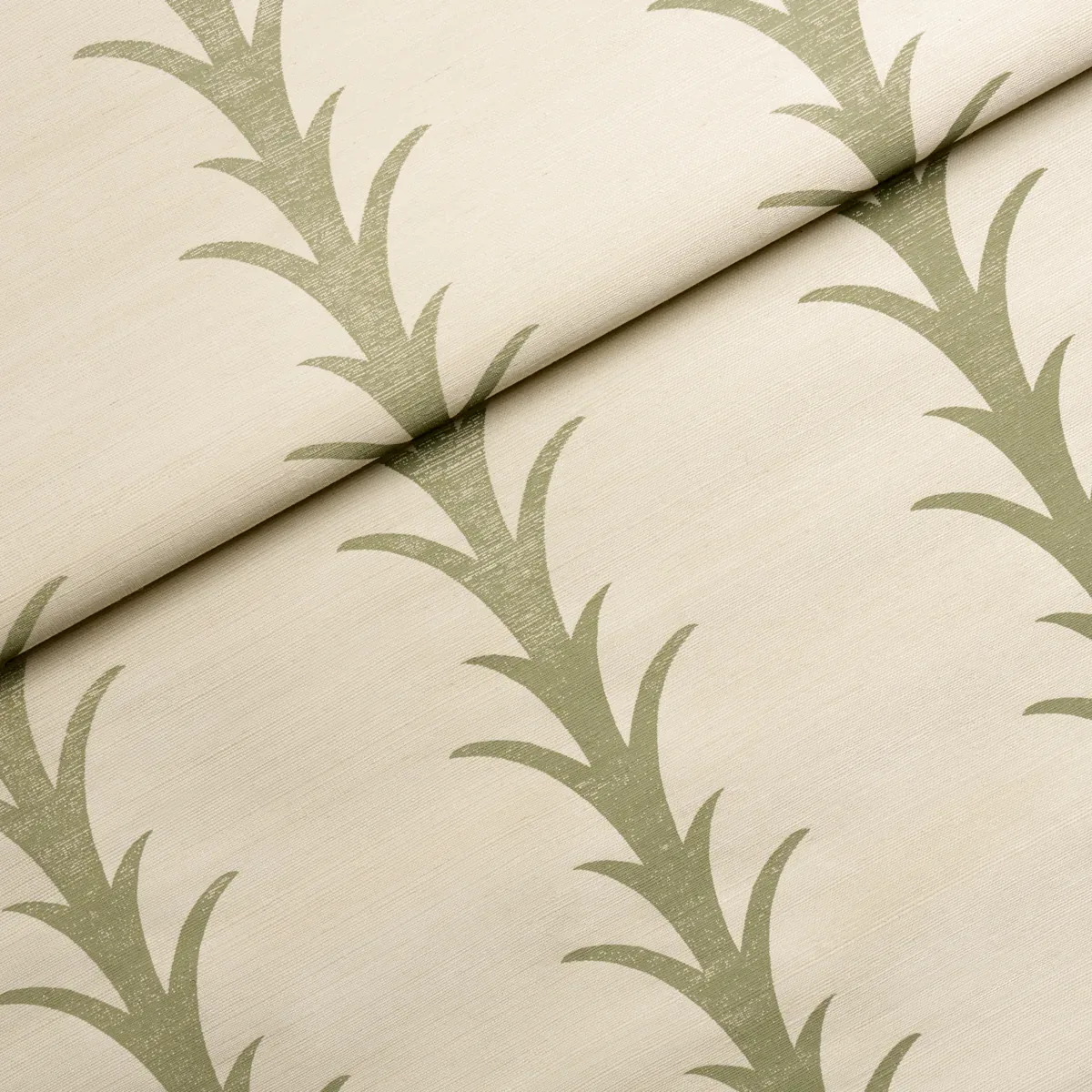 ACANTHUS STRIPE SISAL - OLIVE Schumacher Wallpaper | Wallpap ACANTHUS STRIPE SISAL OLIVE Schumacher Wallpaper wallpaper - SKU 5006058