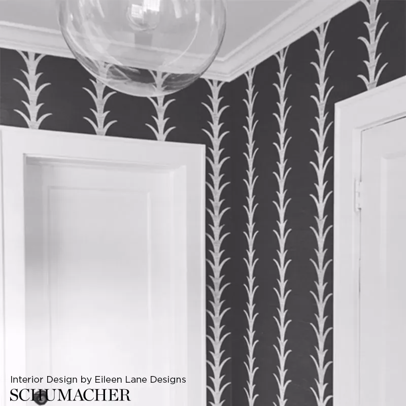 ACANTHUS STRIPE SISAL - SHADOW Schumacher Wallpaper | Wallpa ACANTHUS STRIPE SISAL SHADOW Schumacher Wallpaper wallpaper - SKU 5006050