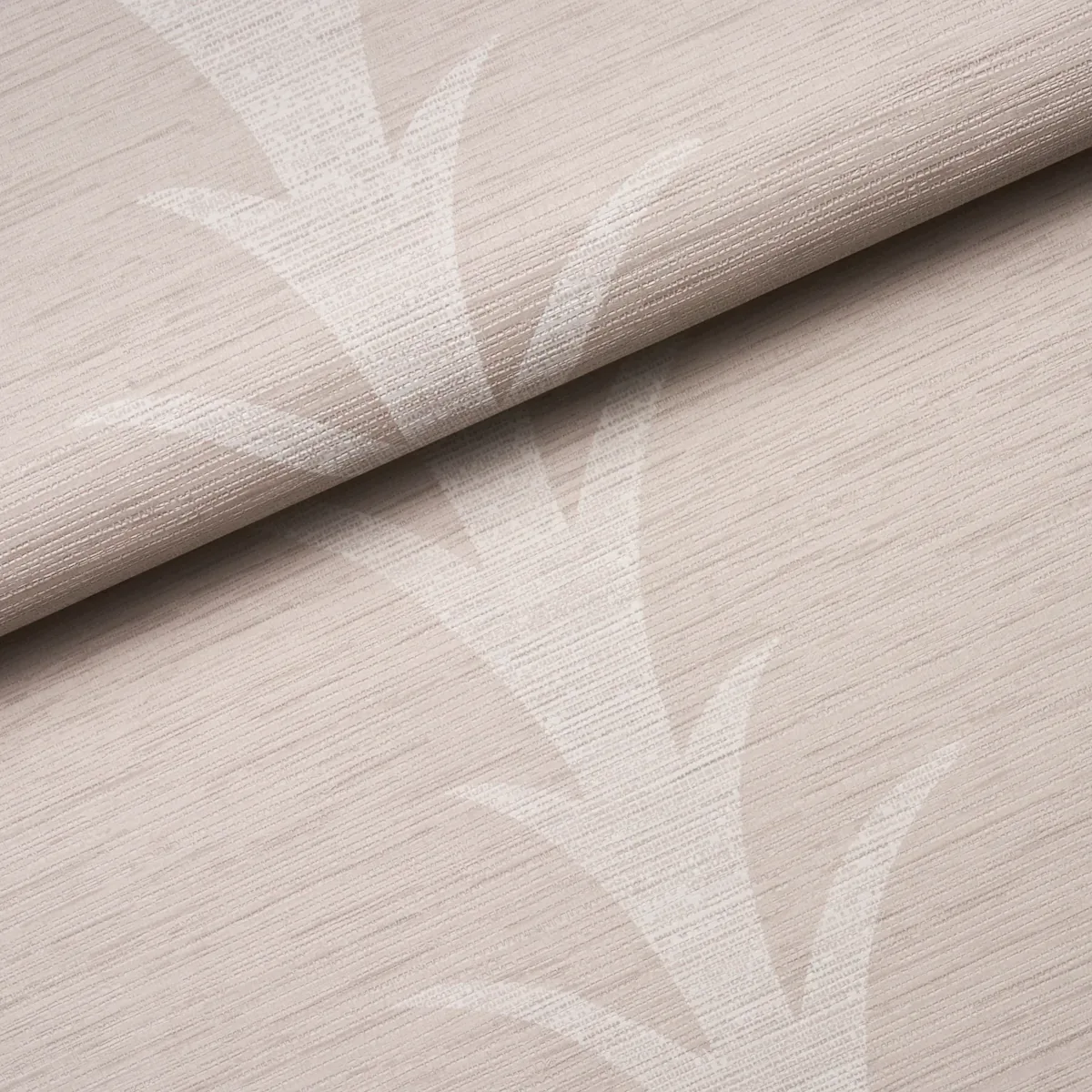 ACANTHUS STRIPE VINYL LIMESTONE Schumacher Wallpaper wallpaper - SKU 5008590