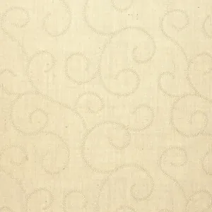Schumacher ADHAFERA SCROLL wallpaper, color OATMEAL, SKU 5003540