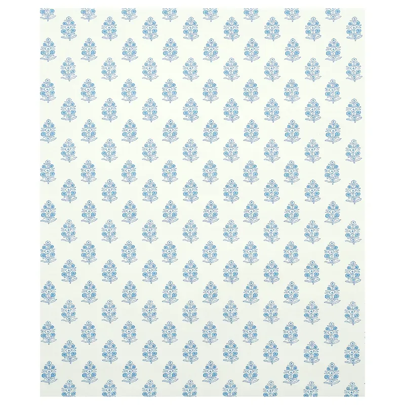 ADITI BLUE Schumacher Wallpaper wallpaper - SKU 5011930