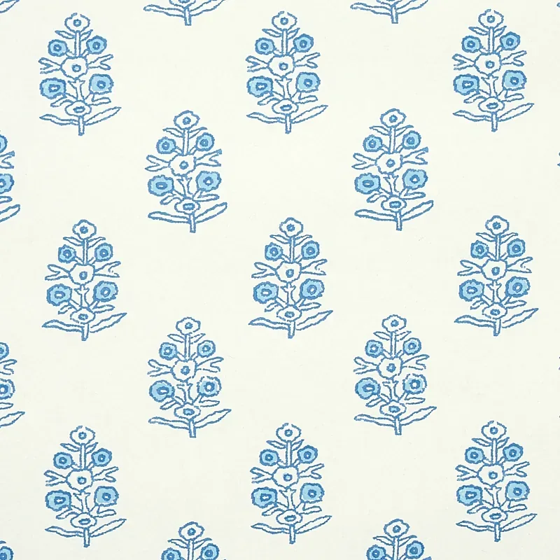 ADITI BLUE Schumacher Wallpaper wallpaper - SKU 5011930