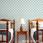 ADITI BLUE Schumacher Wallpaper wallpaper - SKU 5011930