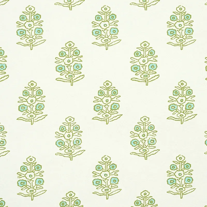 ADITI - GREEN Schumacher Wallpaper | Wallpaper Twins ADITI GREEN Schumacher Wallpaper wallpaper - SKU 5011931