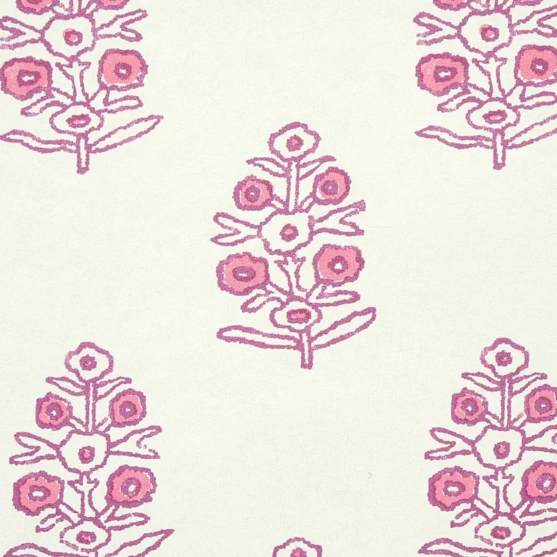 ADITI PINK Schumacher Wallpaper wallpaper - SKU 5011932