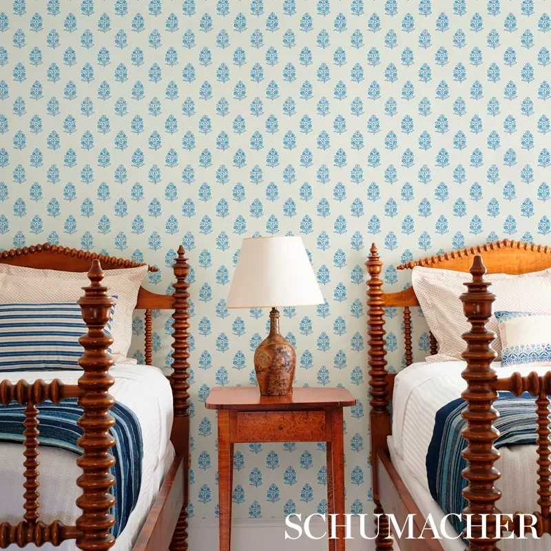 ADITI PINK Schumacher Wallpaper wallpaper - SKU 5011932