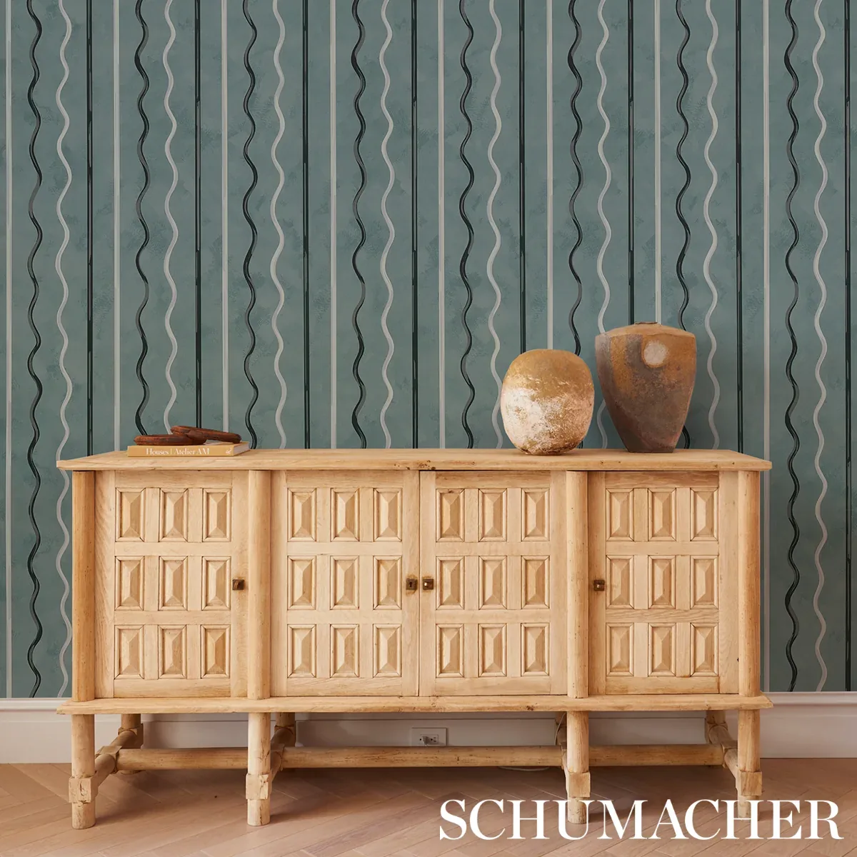 AFFOGATO - BLUE GRAY Schumacher Wallpaper | Wallpaper Twins AFFOGATO BLUE GRAY Schumacher Wallpaper wallpaper - SKU 5015570