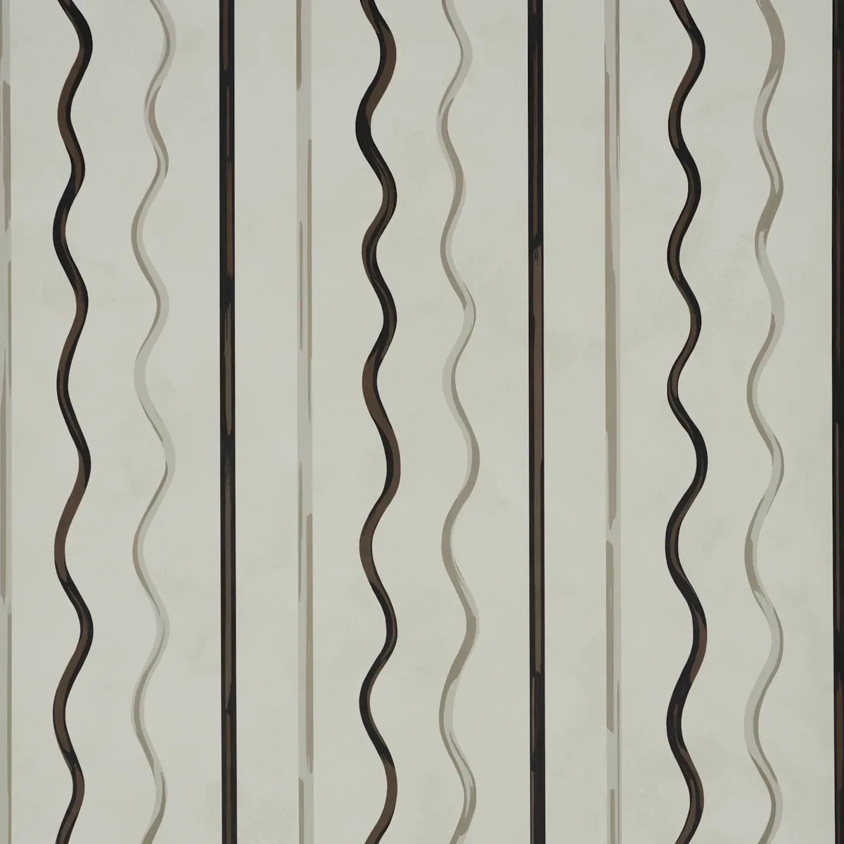 AFFOGATO IVORY & CARBON Schumacher Wallpaper wallpaper - SKU 5015571
