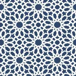 AGADIR SCREEN - LAPIS Schumacher Wallpaper | Wallpaper Twins AGADIR SCREEN LAPIS Schumacher Wallpaper wallpaper - SKU 5006640