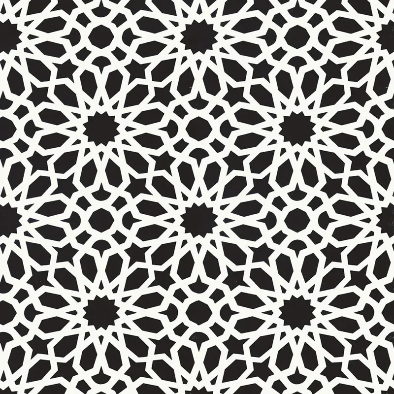 AGADIR SCREEN NOIR Schumacher Wallpaper wallpaper - SKU 5006642