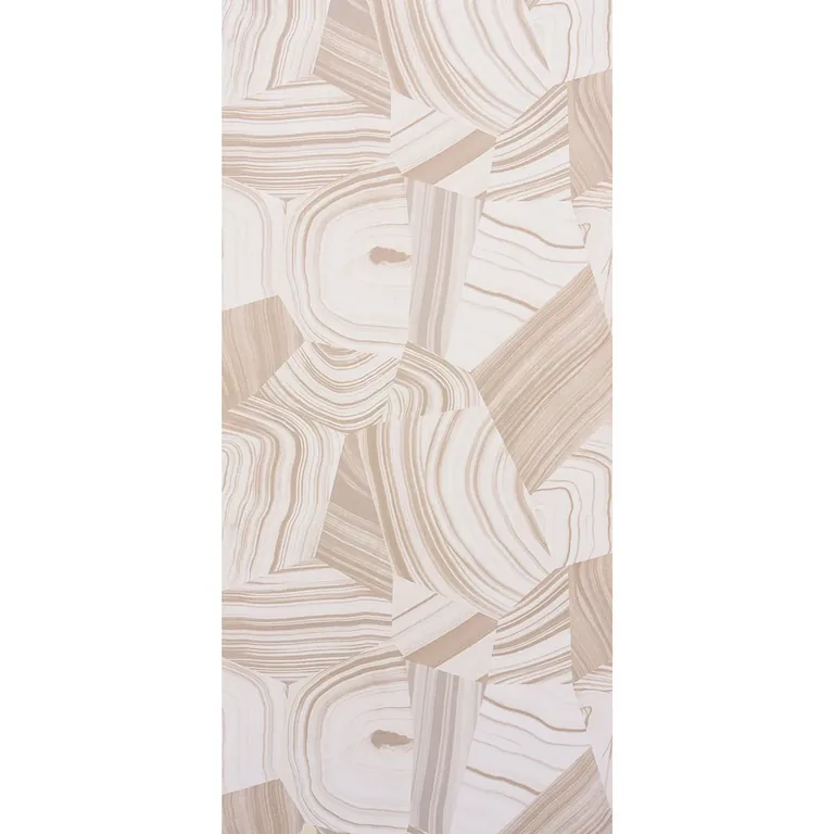 Schumacher AGATE SLICE wallpaper, color LIGHT NEUTRAL, SKU 5013892