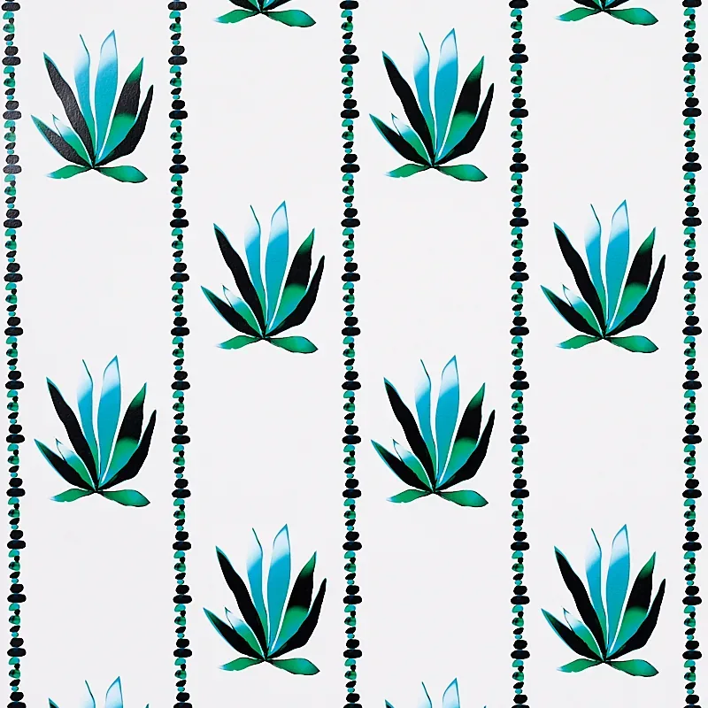 AGAVE STRIPE LANAI Schumacher Wallpaper wallpaper - SKU 5012680