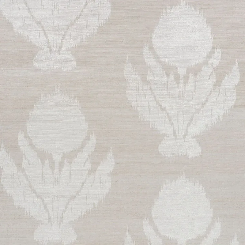 AGRA HEMP SHIMMER MOONSTONE Schumacher Wallpaper wallpaper - SKU 5009400