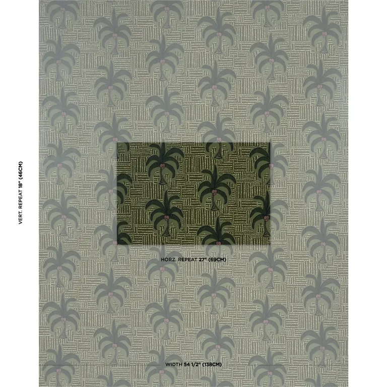 color PALM TREE GREEN