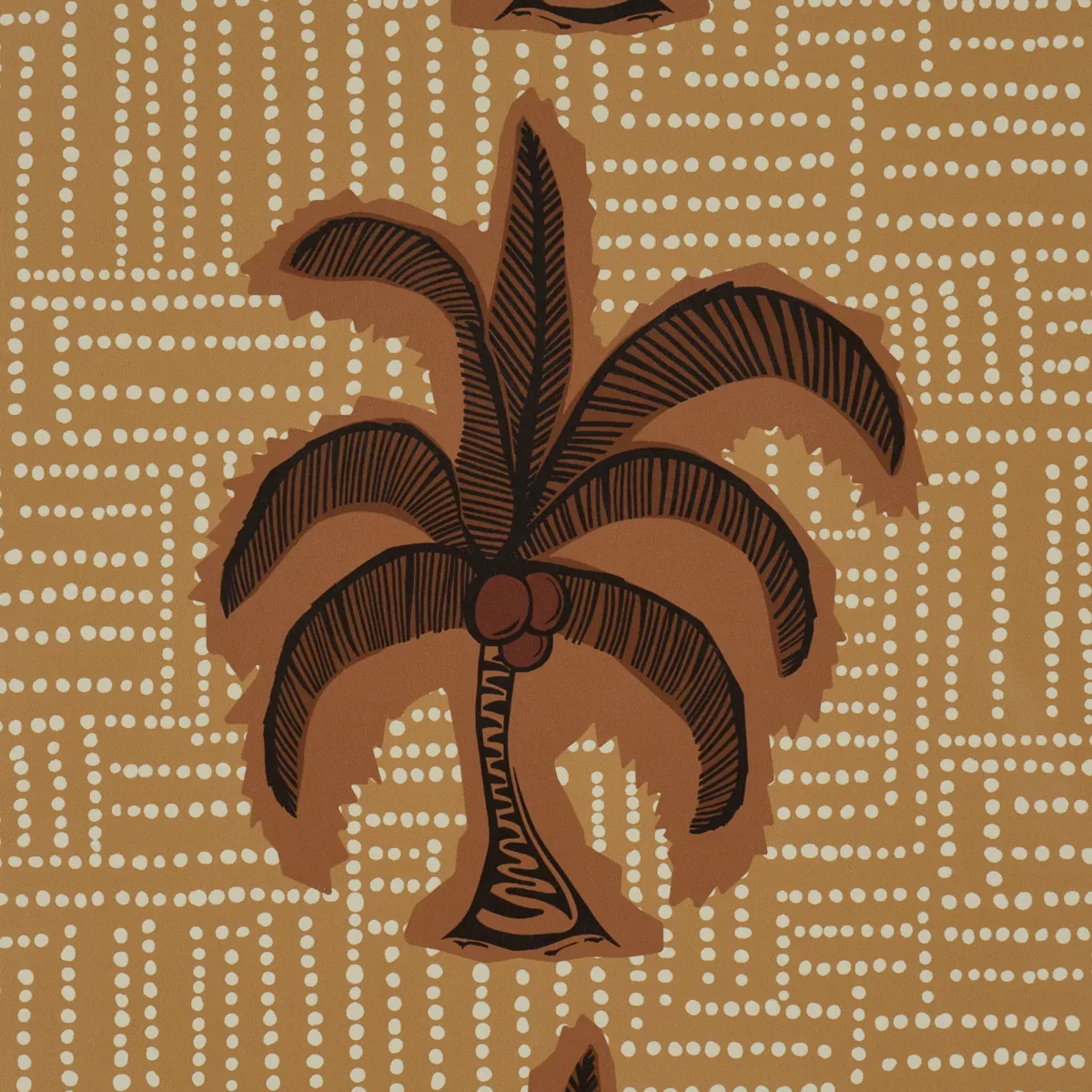 AGUA DE COCO SUNBLEACHED OCHRE Schumacher Wallpaper wallpaper - SKU 5017241