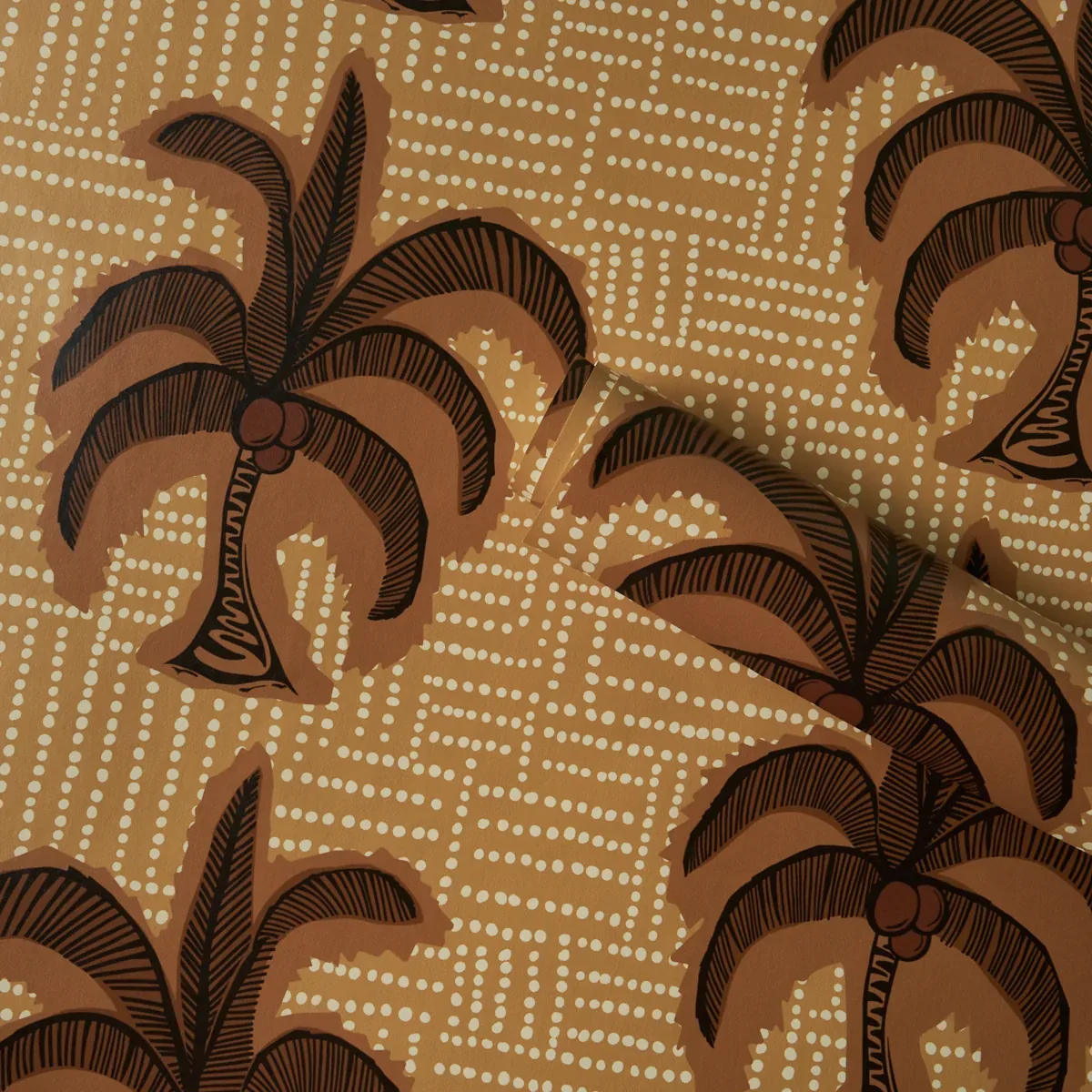 AGUA DE COCO SUNBLEACHED OCHRE Schumacher Wallpaper wallpaper - SKU 5017241