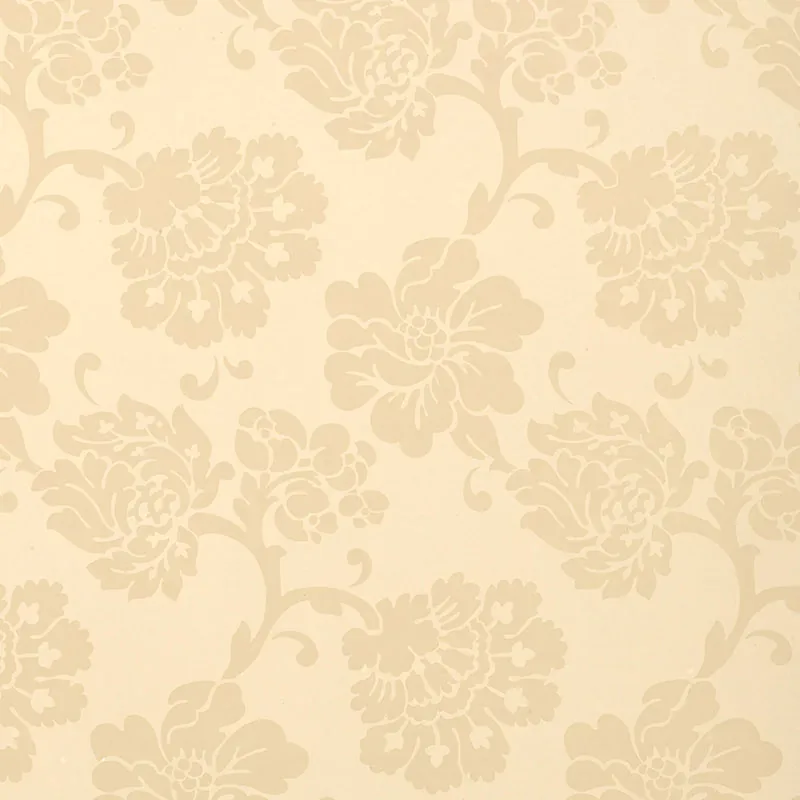 Albero Floreale Damask BISQUE Schumacher Wallpaper wallpaper - SKU 5003623