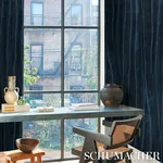 ALDEN ORGANIC PLASTER WALLCOVERING DEEP SEA Schumacher Wallpaper wallpaper - SKU 5017421