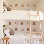 ALEXANDER TERRACOTTA & WARM PEACH Schumacher Wallpaper wallpaper - SKU 5014551