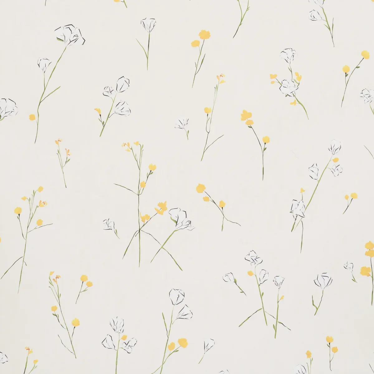 ALEX'S FLORAL DAFFODIL Schumacher Wallpaper wallpaper - SKU 5016400