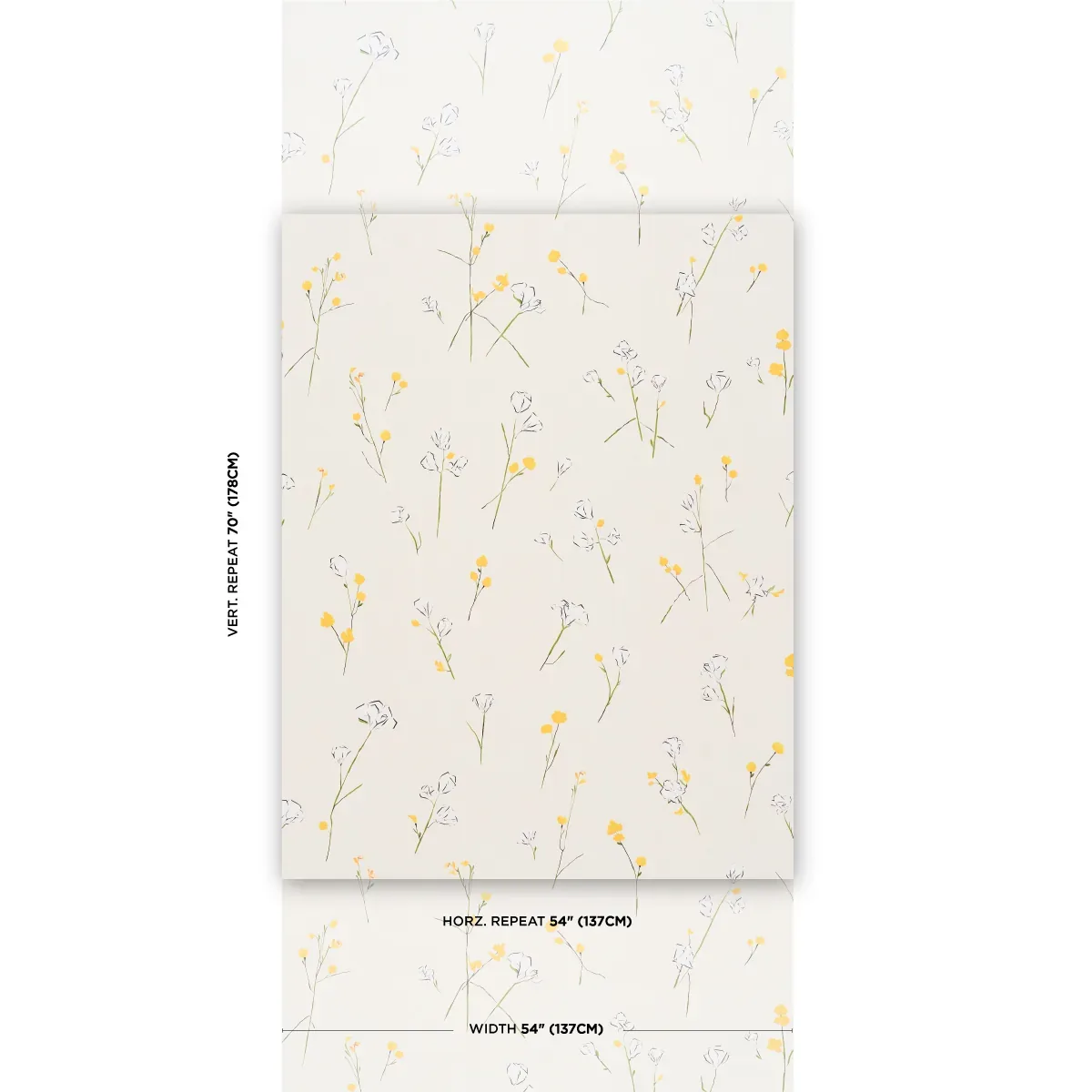 ALEX'S FLORAL - DAFFODIL Schumacher Wallpaper | Wallpaper Tw ALEX'S FLORAL DAFFODIL Schumacher Wallpaper wallpaper - SKU 5016400