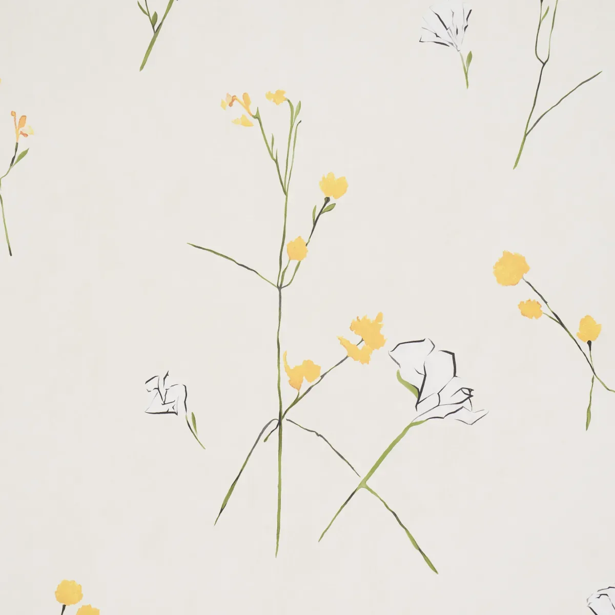 ALEX'S FLORAL - DAFFODIL Schumacher Wallpaper | Wallpaper Tw ALEX'S FLORAL DAFFODIL Schumacher Wallpaper wallpaper - SKU 5016400