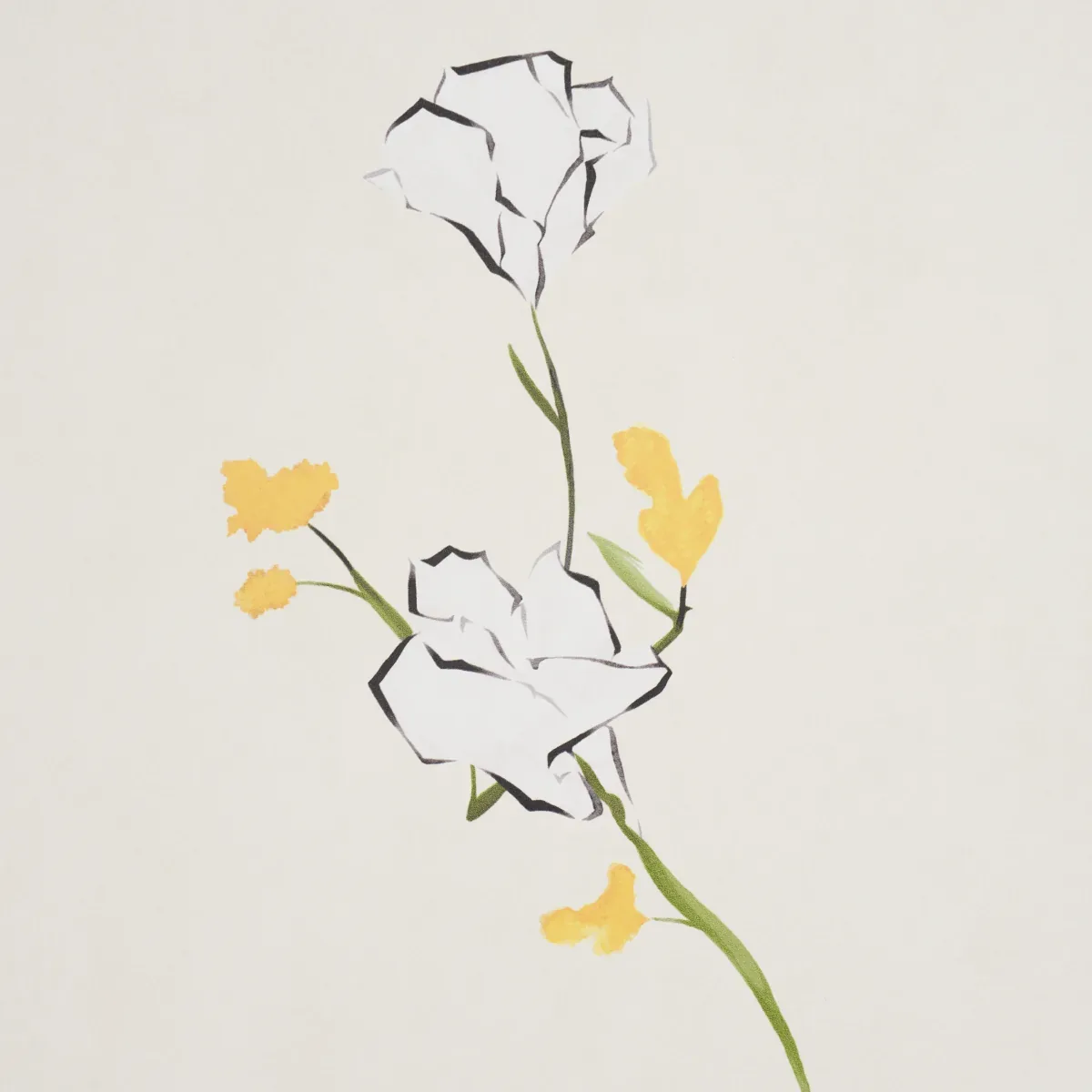 ALEX'S FLORAL - DAFFODIL Schumacher Wallpaper | Wallpaper Tw ALEX'S FLORAL DAFFODIL Schumacher Wallpaper wallpaper - SKU 5016400