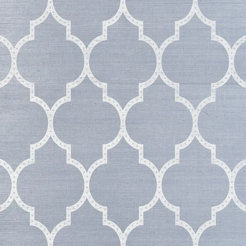 ALGIERS SISAL CHAMBRAY Schumacher Wallpaper wallpaper - SKU 5009020