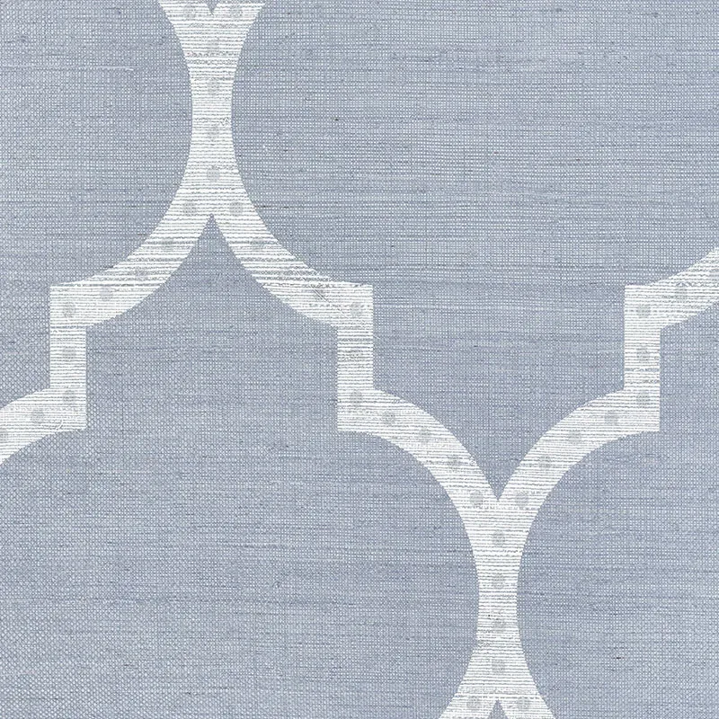 ALGIERS SISAL CHAMBRAY Schumacher Wallpaper wallpaper - SKU 5009020
