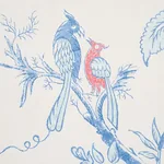 AMALTAS PANEL SET BLUE & RED Schumacher Wallpaper wallpaper - SKU 5012330