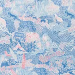 AMALTAS PANEL SET BLUE & RED Schumacher Wallpaper wallpaper - SKU 5012330