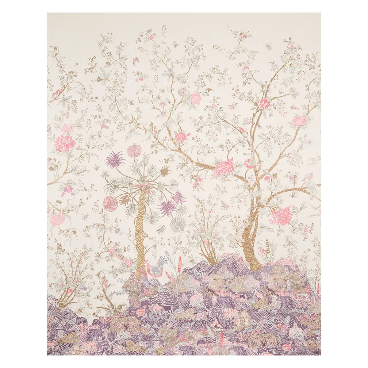 AMALTAS PANEL SET DOCUMENT Schumacher Wallpaper wallpaper - SKU 5012331