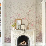 AMALTAS PANEL SET DOCUMENT Schumacher Wallpaper wallpaper - SKU 5012331
