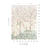 AMALTAS PANEL SET GREEN & PINK Schumacher Wallpaper wallpaper - SKU 5012333