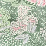 AMALTAS PANEL SET GREEN & PINK Schumacher Wallpaper wallpaper - SKU 5012333