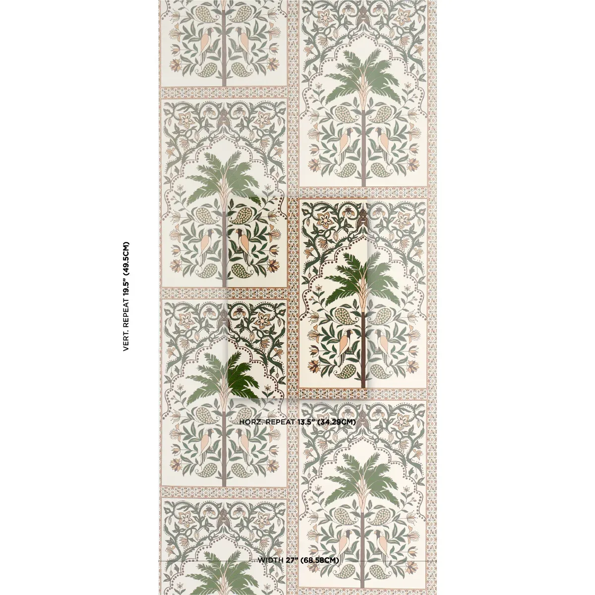 AMAZONAS MYSTIQUE ECHOES OF THE RAINFOREST Schumacher Wallpaper wallpaper - SKU 5016940
