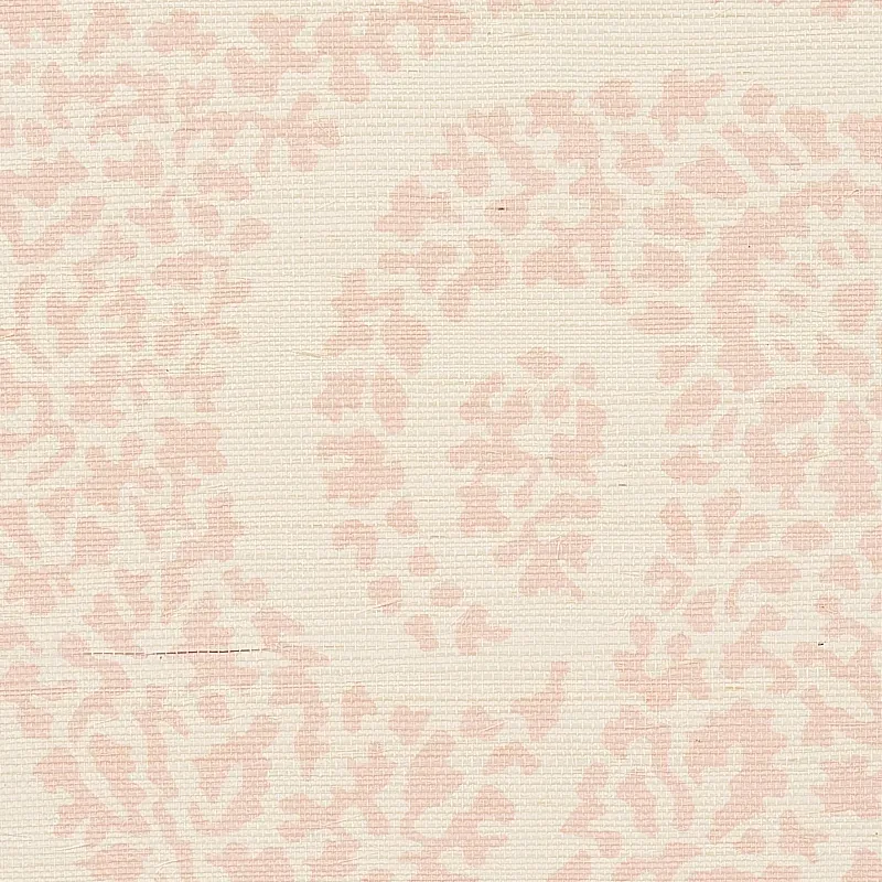 AMBALA PAISLEY SISAL - BLUSH Schumacher Wallpaper | Wallpape AMBALA PAISLEY SISAL BLUSH Schumacher Wallpaper wallpaper - SKU 5013032