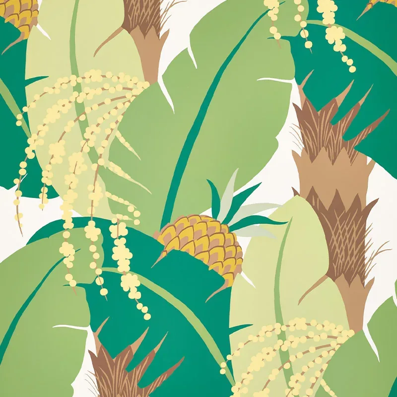 ANANAS PALM Schumacher Wallpaper wallpaper - SKU 5009173