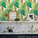 ANANAS - PALM Schumacher Wallpaper | Wallpaper Twins ANANAS PALM Schumacher Wallpaper wallpaper - SKU 5009173