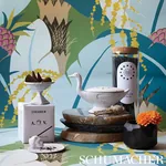 ANANAS - PEACOCK Schumacher Wallpaper | Wallpaper Twins ANANAS PEACOCK Schumacher Wallpaper wallpaper - SKU 5009170