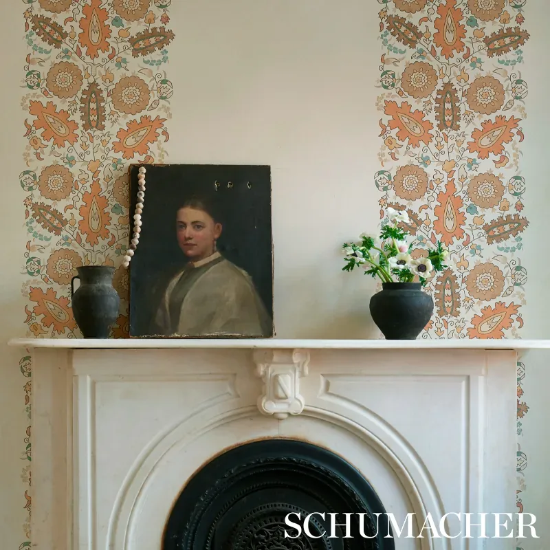 ANATOLIA - AUTUMN Schumacher Wallpaper | Wallpaper Twins ANATOLIA AUTUMN Schumacher Wallpaper wallpaper - SKU 5012872